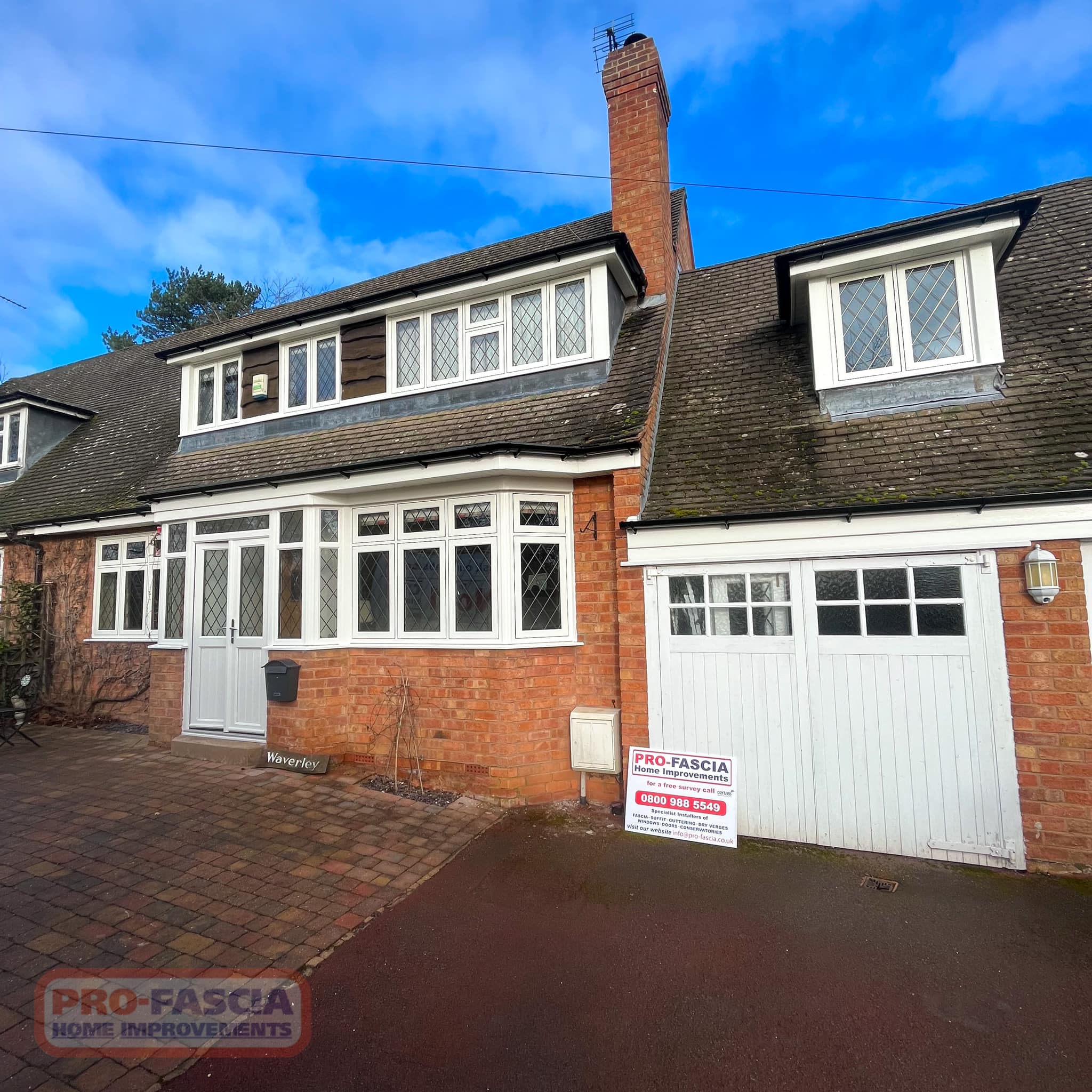 Pro-Fascia Home Improvements: Transforming a Stratford Home with New Windows, Fascia, Soffit, Guttering, and Front Door