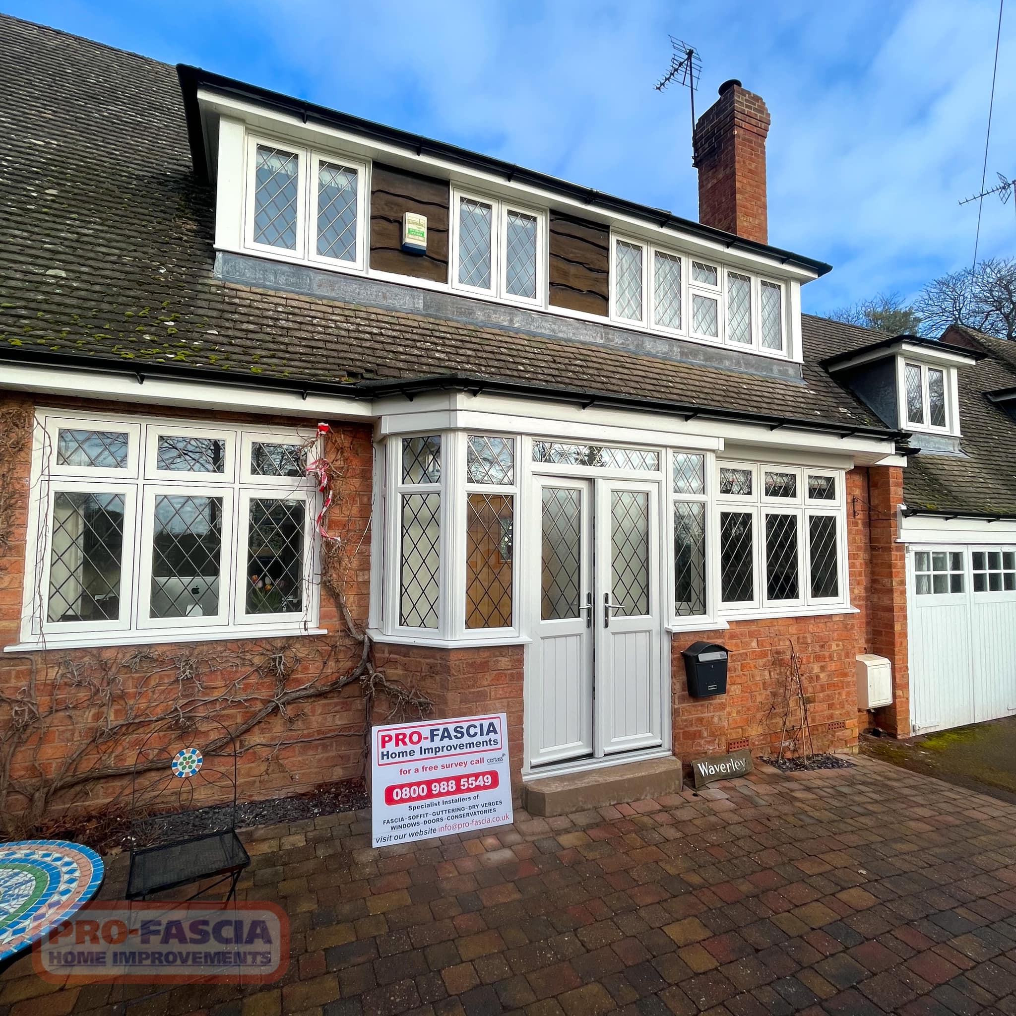 Pro-Fascia Home Improvements: Transforming a Stratford Home with New Windows, Fascia, Soffit, Guttering, and Front Door