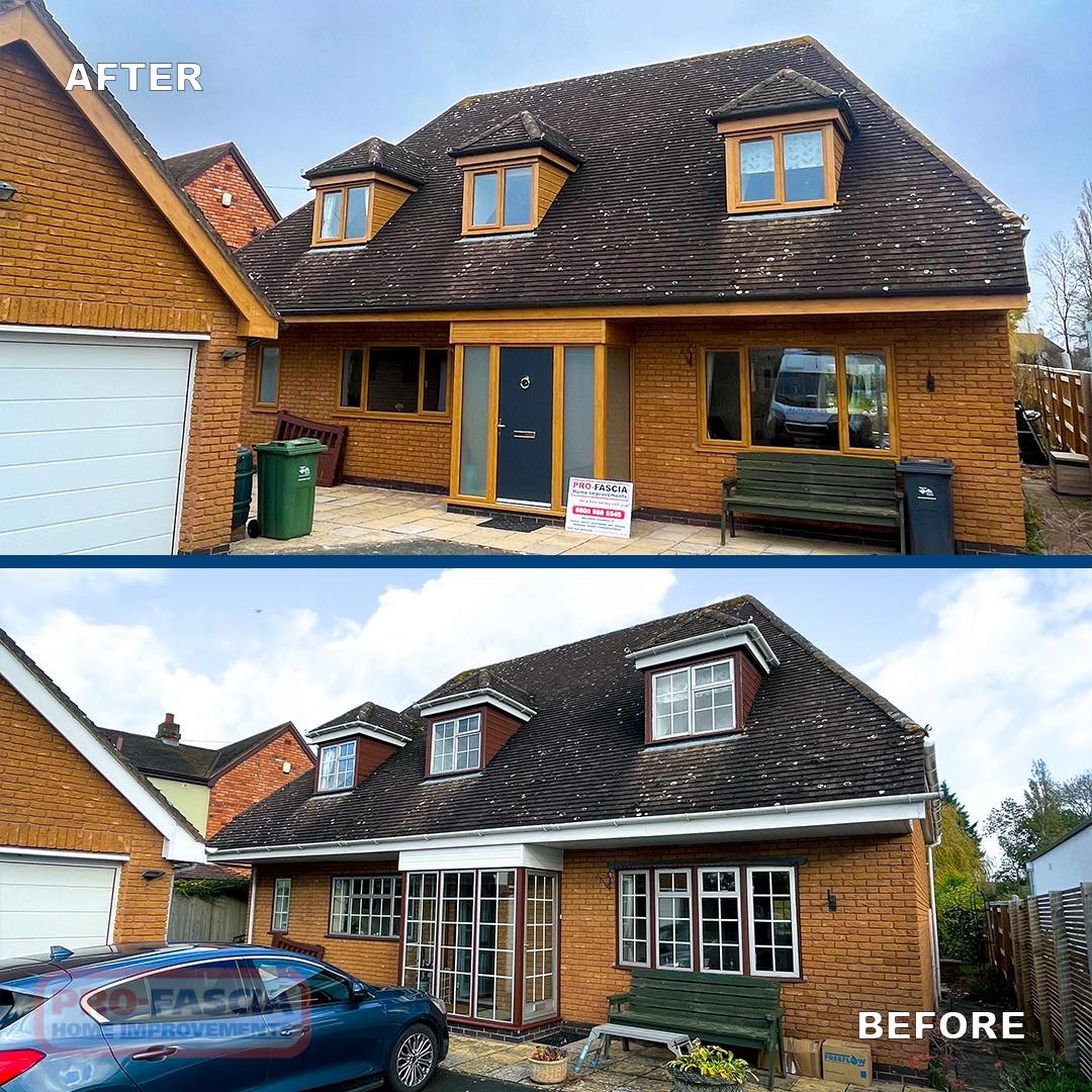 Pro-Fascia Home Improvements: Stunning Roofline and Cladding Upgrade in Lower Broadheath