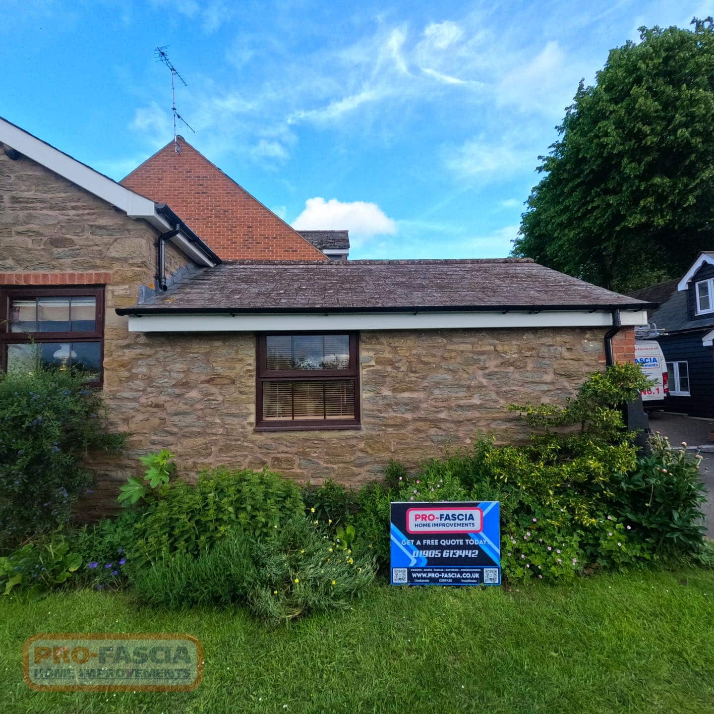 Pro-Fascia Home Improvements: Sleek Roofline Upgrade by Mark and Calum in Worcester