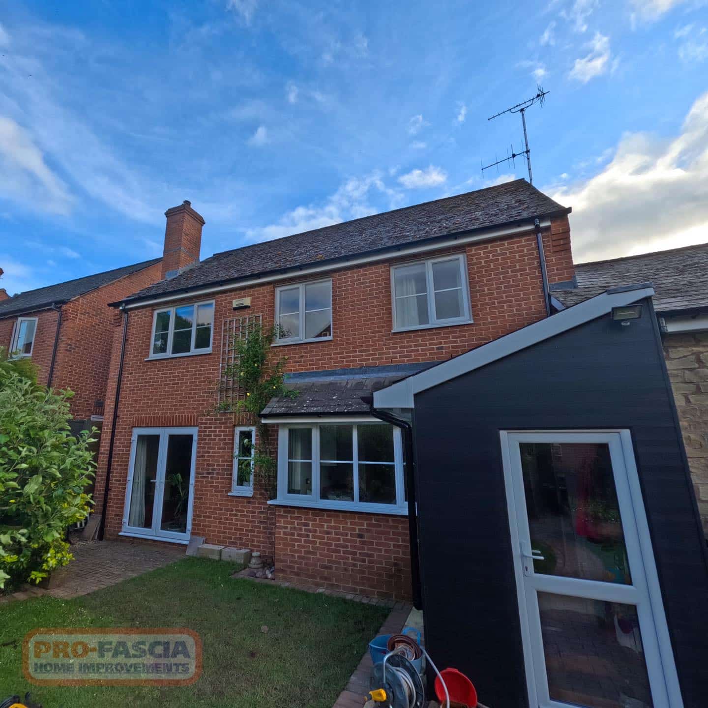 Pro-Fascia Home Improvements: Sleek Roofline Upgrade by Mark and Calum in Worcester